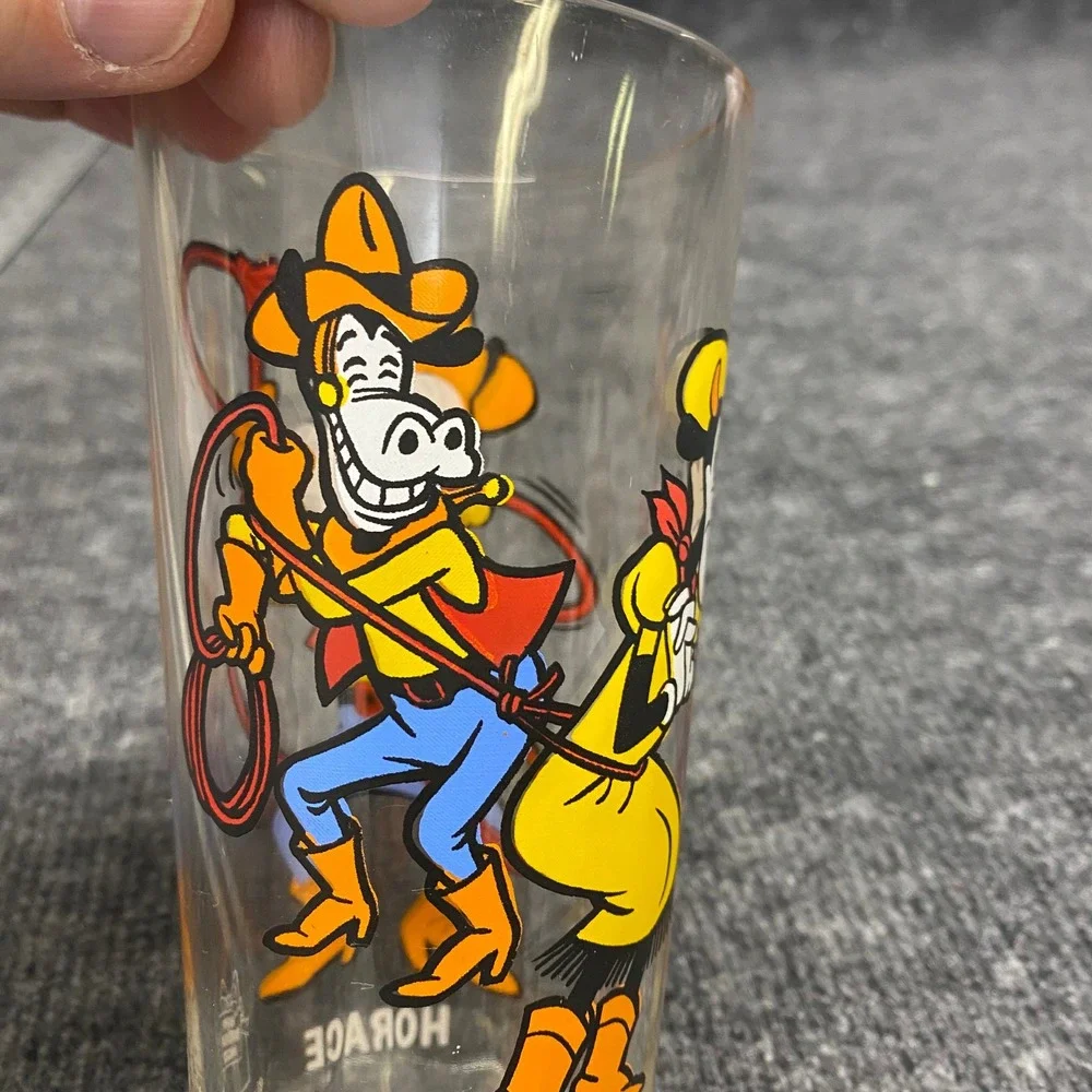 Vintage 1978 Pepsi Disney Collector Series Glass Horace Horsecollar Clarabelle